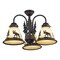 Vaxcel Yellowstone 3L LED Bronze Rustic Moose Mini Chandelier or Fan Light Kit LK55616BBZ-C - alternate 1